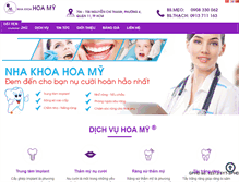 Tablet Screenshot of nhakhoahoamy.com